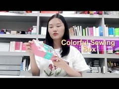 Emballage de papier de couture coloré de boîte-cadeau