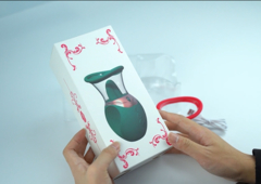 Logo personnalisé Eco Friendly Imprimé Carton Papier Lip Tongue Vibrator Boîte d'emballage