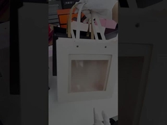 Boîte cadeau en carton pliable personnalisée avec ruban rigide