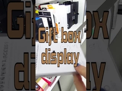 Boîte d'emballage cadeau en carton à ruban