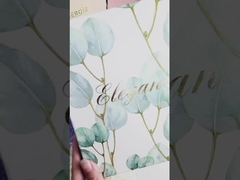 Boîte d'emballage de cadeau de luxe à deux bougies parfumées pliables à plaquette