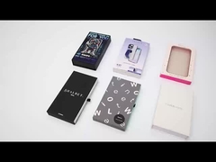 Boîte d'emballage de boîtier de téléphone portable avec accrochage et taille personnalisée Accepté accessoires en PVC