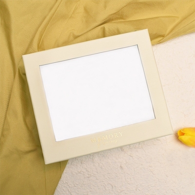 Boîte vernie d'emballage de cadeau de carton de fenêtre avec la fenêtre 1200g