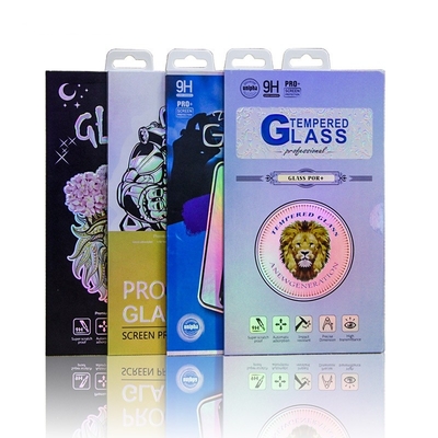 Boîte de empaquetage de verre trempé de CMYK emballage d'enveloppe excentrée de papier