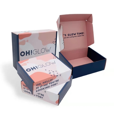 Emballage de expédition du carton 8x8x3 de boîte écologique d'annonce pour des chaussures de vêtement