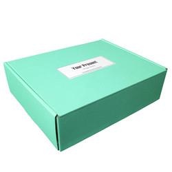 Impression faite sur commande de la boîte CMYK de Logo Blue Corrugated Cardboard Mailers