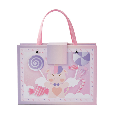 Type de livre modèle animal mignon de grands boîte-cadeau de luxe de boîte-cadeau avec la poignée