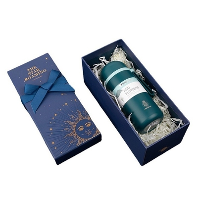 Boîte-cadeau personnalisé écologique de carton pour l'ensemble en céramique de tasse de café
