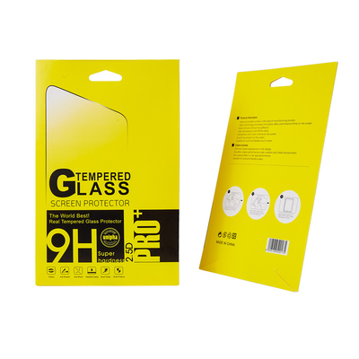 Garde adaptée aux besoins du client Packaging Paper Box d'écran pour le film de verre trempé