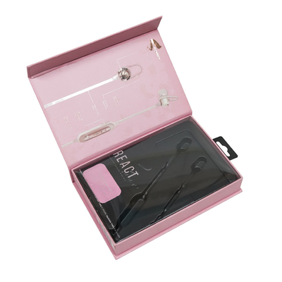 Boîte faite sur commande d'emballage de cadeau d'écouteur de couleur avec le viseur de boursouflure