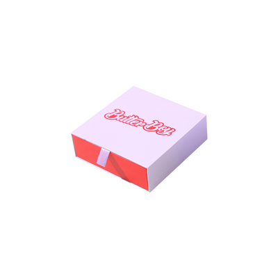 Rose personnalisable de carton de cadeau de boîte écologique recyclable d'emballage
