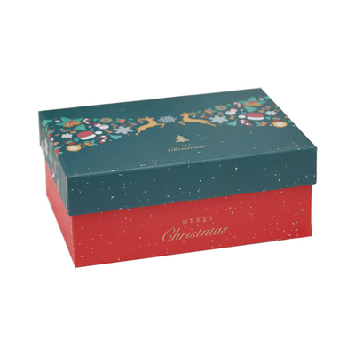 Boîte d'emballage de cadeau de carton de fermeture de ruban pour le cadeau de Noël