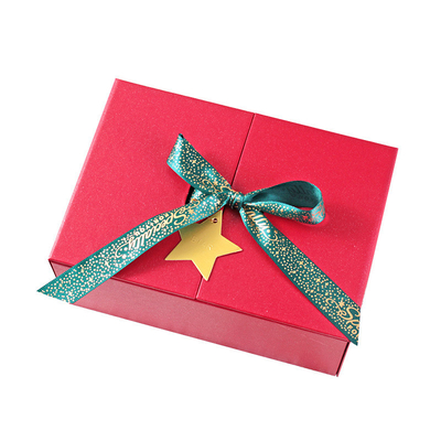 Boîte vide rouge de carton de nouvelle année de cadeau d'emballage à sucrerie exquise de boîte