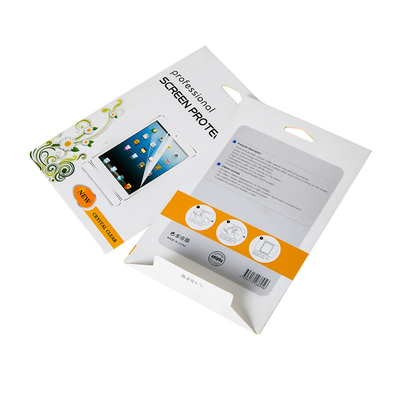 Adaptez le film aux besoins du client de verre trempé électronique de produit de Fodable de boîte de papier de Prote d'écran