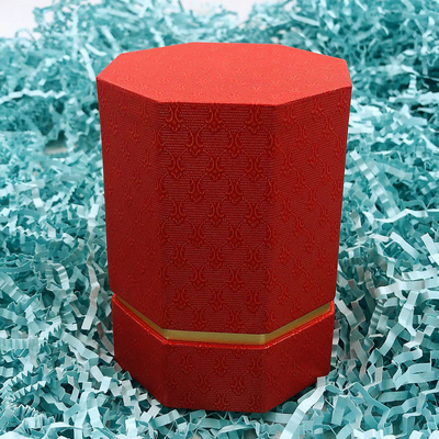 Boîte de papier de empaquetage exquise de empaquetage gravante en refief de boîte de parfum de cadeau de rectangle