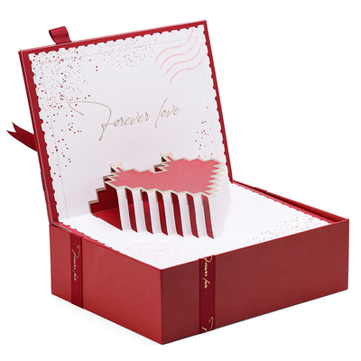 Boîte cadeau en papier carton Romantic Joyaux de la Saint-Valentin