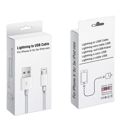 Conception de boîte de papier personnalisée pour chargeur de câble USB UV