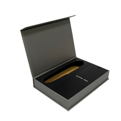 Impression personnalisée boîte de papier magnétique emballage électronique pliable en cadeau