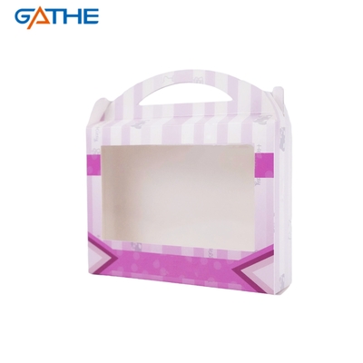Design personnalisé boîte d'emballage poupées maquillage pour les filles vitrine vitrine avec poignée