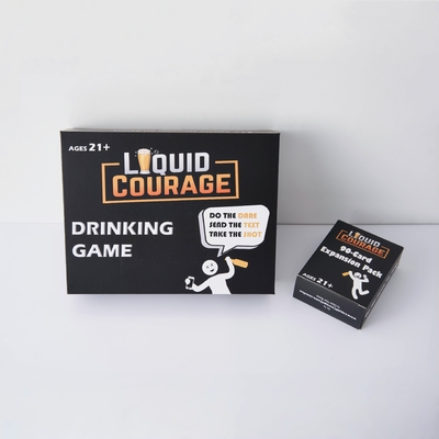 Boîte d'emballage de jeux de cartes à imprimer des logos personnalisés Boîte cadeau pour boire du Gam
