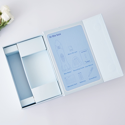 Logo personnalisé Carton Boîte cadeau papier Produit cosmétique Boîte d'emballage Walter Avec couvercle magnétique