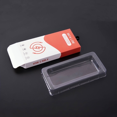 Produits électroniques personnalisés Boîte de câble de données USB Boîtes d'emballage avec ampoule