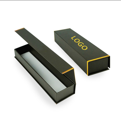 Logo personnalisé Emballage en carton noir de luxe Bandes de montres Smart Pen Boîtes cadeaux magnétiques