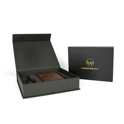 Logo personnalisé estampage à chaud Carton Magnétique boîtes cadeaux Emballage avec EVA Insert