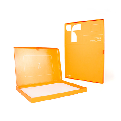 Emballage en verre trempé pour ordinateur portable avec des types personnalisés et des accessoires en éponge