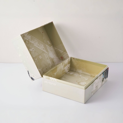 Boîte cadeau écologique portable en papier rigide