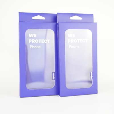 Boîtes en papier avec plateau de papier de fenêtre pour smartphone