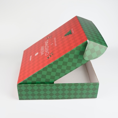 En gros Logo personnalisé de Noël Chocolat bonbons cadeau Emballage Boîtes de courrier Boîte en papier ondulé Pour cadeau de Noël