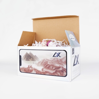 Emballage de boîtes cadeaux de Noël sur mesure en carton ondulé pour les petites entreprises