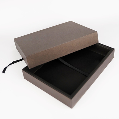Boîte cadeau personnalisée, couvercle en carton recyclable et boîte cadeau de base.