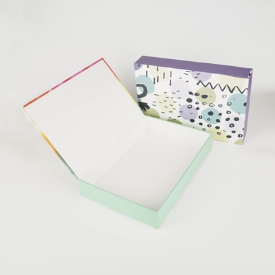 Boîte de papier de stockage de vêtements recyclable et personnalisée pour l'impression de couleurs