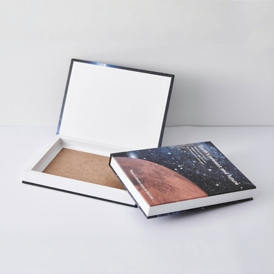 Logo personnalisé faux livre décoratif boîtes à coquilles pour les livres magazines stockage