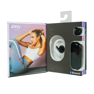 Boîte d'écouteurs personnalisée pour téléphone portable Boîte d'emballage pour casque Bluetooth Boîte d'emballage avec insertion de ampoule