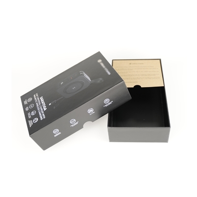 Couleur personnalisée Couvercle recyclable et boîtes de base Produits électroniques Chargeur sans fil Boîte d'emballage