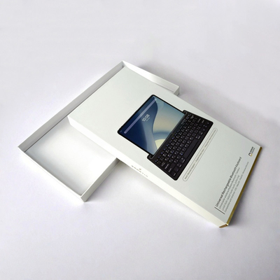 Logo personnalisé ordinateur portable carton boîte de papier boîte d'emballage couvercle et boîte de base pour clavier Ipad sans fil