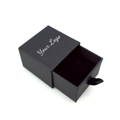 Taille personnalisée Petit bijou Boîte d'anneau Boîte cadeau Boîte cadeau Structure de matériau en carton de ferraille pour boucles d'oreilles Collier Bracelet