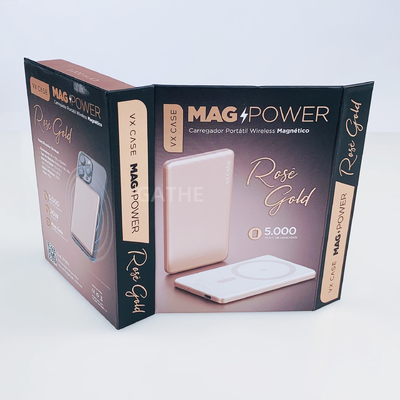 Custom Magnetic Power Bank Box Electronics Packaging Boxes for Portable Wireless Charger Power Bank