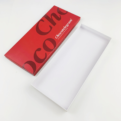 Boîte de chocolat de luxe UV Impression Logo personnalisé Boîte cadeau d'emballage pour barres de chocolat