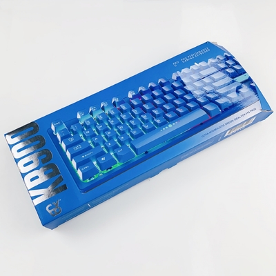 Boîte à marque personnalisée UV Sliver Foil d'estampage à chaud Souris et clavier