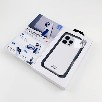 Vente en gros de boîtier de téléphone recyclable Emballage encre d'impression offset cmyk Boîte de boîtier de téléphone personnalisée Emballage pour iPhone 15 16 pro