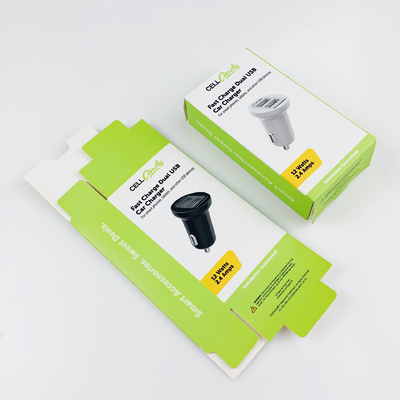 Boîtes à emballage en carton haut de gamme Boîtes d'impression UV brillantes Boîtes d'emballage pliantes pour voiture