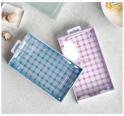 Vente au détail Nouveau modèle de boîtier de téléphone portable rose Moblie Boîtier de boîtier de téléphone avec fenêtre transparente en PVC