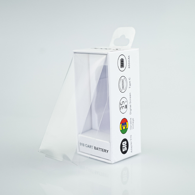Nouvelle conception de boîte de chargeur de téléphone de voiture électrique Boîtes d'emballage de charge de voiture USB avec fenêtre en film PVC transparent