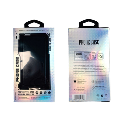 Vente en gros en carton neutre universel Boîtes d'emballage pour téléphones portables Boîtes d'emballage avec fenêtre en PVC