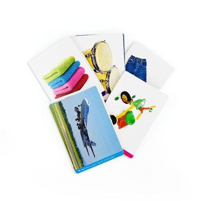 Cartes de jeu personnalisées Cartes de jeu de plateau brillantes Cartes de jeu d'impression Cartes flash pour enfants Avec boîtes de carton Emballage